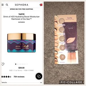 Tarte h20 moisturizer